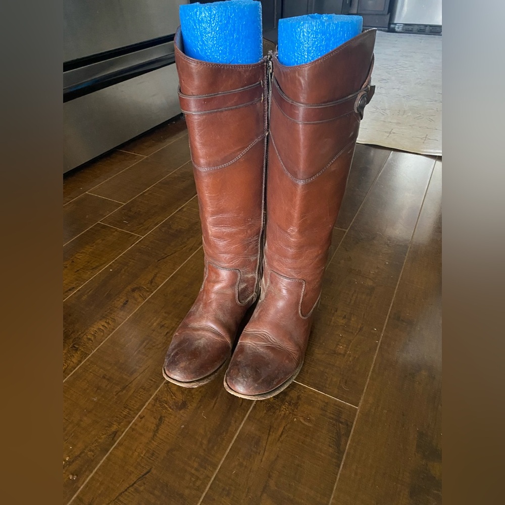 Frye Hunter Boot Cognac Size 7.5W
